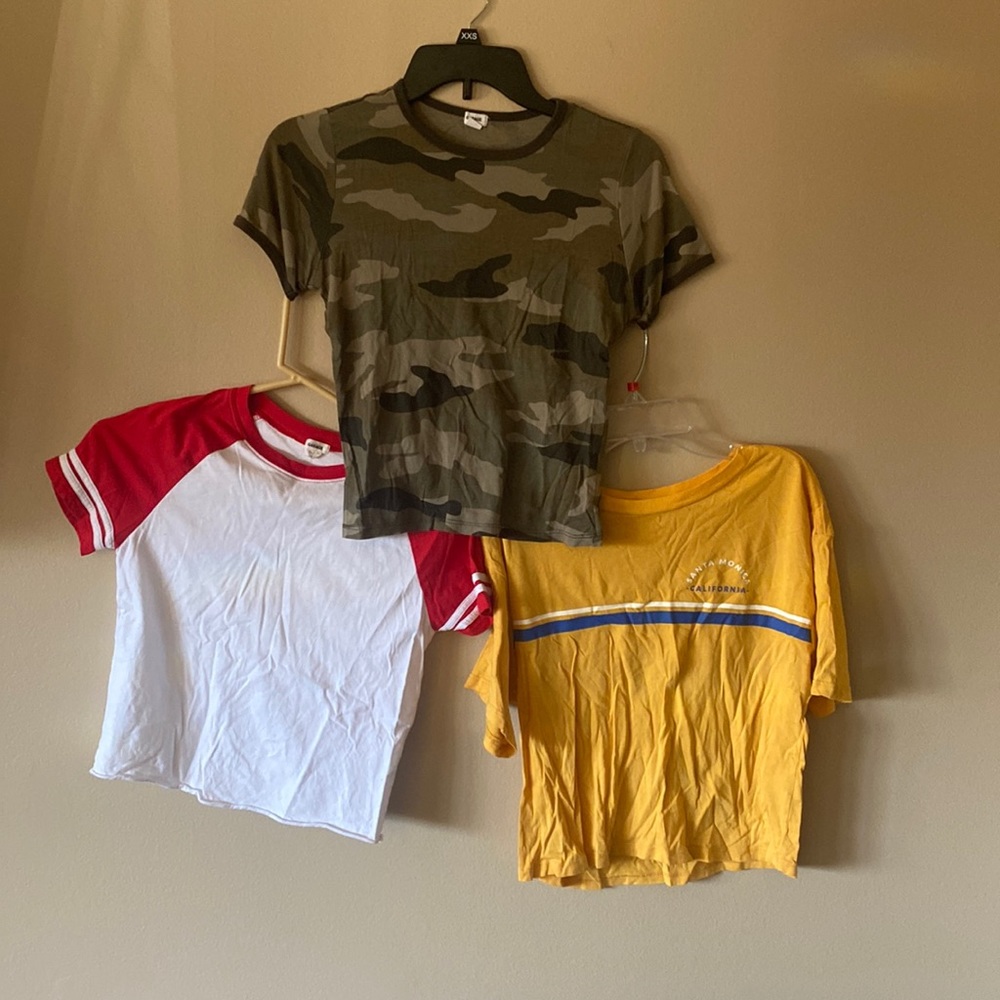 3 PACK GARAGE TEES XS